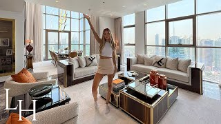 Inside a STUNNING 3265000 Dubai Marina PENTHOUSE [upl. by Sathrum]