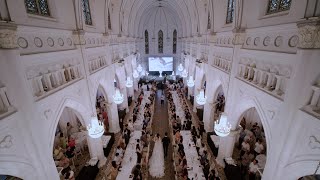 Unique Wedding Video  Chijmes Singapore  The Surga Villa Estate Bali [upl. by Ferwerda447]