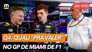 VERSTAPPEN crava pole e ALONSO É ELIMINADO NO Q2 atrás de Stroll no quali para o GP de Miami de F1 [upl. by Hiroshi91]