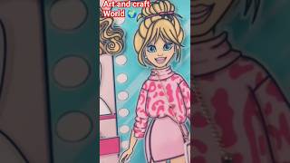 how to make like Kate made paper doll craftideas art artandcraftworld [upl. by Ozner]