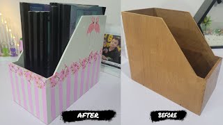 Old book rack makeover diy transitionbest out of wasteDecoupage art tutorial [upl. by Corenda]