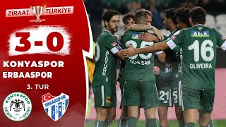 Konyaspor 30 Erbaaspor MAÇ ÖZETİ Ziraat Türkiye Kupası 3 Tur Maç  02112023 [upl. by Kisung998]