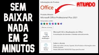 COMO ATIVAR QUALQUER OFFICE SEM BAIXAR NADA  ATIVAR WORD OU EXCEL 💻✅ [upl. by Dorcea670]