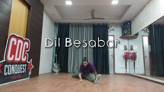 Dil Besabar  dance cover  Locking freestyle Dance  Iqlipse Nova [upl. by Lerrud]