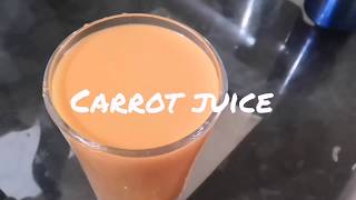 How to prepare carrot juiceskin whitening juicehealthy [upl. by Sirronal]