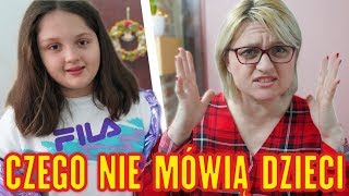 CZEGO NIE MÓWIĄ DZIECI ❓ SWOIM RODZICOM 😮 [upl. by Marchelle]