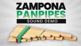 Zampoña panpipes Sound Demo [upl. by Nereen]