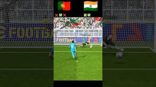 POR vs IND Penalty shootout😍🔥efootball pes pesmobile [upl. by Aronaele]