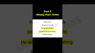 Simple Past Tense english reels trending new viralvideo tranding shorts short learnenglish [upl. by Ainegul]