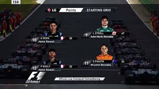 F1 2023 Standings With 2012 Graphics [upl. by Arrahs]