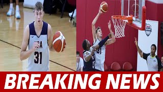 Cooper Flagg 17 puts on show at US mens basketball Olympic training camp [upl. by Villiers]