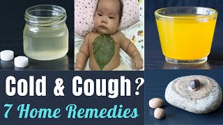 Baby Home Remedies for Cold amp Cough  7 Natural Home Remedies for 6M Babies  Fusion Cooking [upl. by Avot]