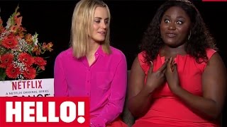 Orange is the New Black Taylor Schilling Laura Prepon Danielle Brooks amp Jason Biggs on NEW series [upl. by Xela]