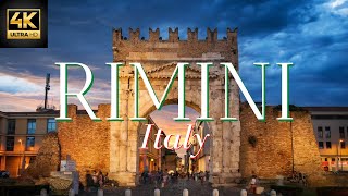 The Beautiful Italian city of Rimini Italy 4k Aerial Drone Footage [upl. by Opaline]