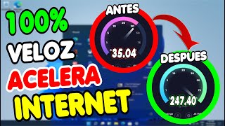 Como ACELERAR INTERNET en 5 PASOS 2023  mejorar el PING y el LAG  Windows 10 y 11 [upl. by Mattson38]