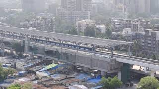 metro line 2a mumbai  Dahisar station  andheri to Dahisar metro train [upl. by Kalk]