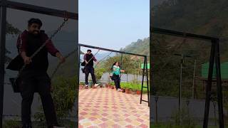 Rishikesh mein jhoola Swing Jhula 🛝😍 priyalkukreja shorts ytshorts [upl. by Salokin121]