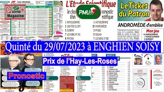 Le Prix de l’HaylesRoses à Enghien ce samedi 29 juillet 2023 [upl. by Refinnaej700]