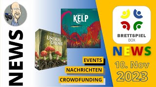 Brettspiel News der Brettspielbox  10 November 2023 [upl. by Auof]