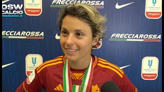 Valentina Giacinti “Potevo perdere la mia quarta Coppa Italia” [upl. by Di]