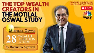 LIVE  Biggest amp Consistent Wealth Creators Unveiling Top Wealth Creators In Motilal Oswal  N18L [upl. by Edelsten]