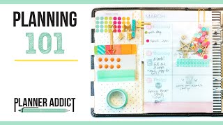 Planning 101 Heidi Swapp Planner Set Up amp Walk Through [upl. by Annirak]