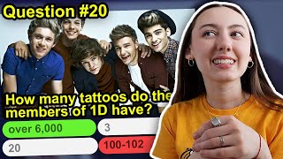 ONE DIRECTION TRIVIA AM I A FAKE FAN [upl. by Nalor]