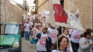 Protesta por la carrera profesional en el Sescam [upl. by Hausner]