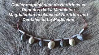 Collier magdalénien de Néritrines et Dentales de la sépulture denfant de La Madeleine [upl. by Mishaan]