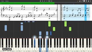 NF  Leave Me Alone  Piano tutorial and cover Sheets  MIDI [upl. by Noreik]