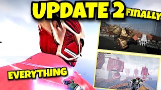 AOT Revolution UPDATE 2 IS OUT Everything IN the UPDATE Finally [upl. by Niltyak]