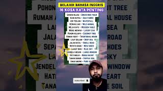 Belajar Bahasa Inggris 🇬🇧 16 kosa kata seharihari  semoga bermanfaat [upl. by Llennod]