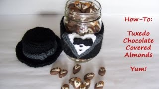 Tuxedo Chocolate Covered Almonds Video How To [upl. by Eiramanel]