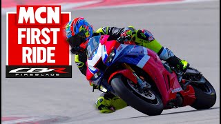 2024 Honda Fireblade SP track test special  Portimao POV  MCN Review [upl. by Apollus]