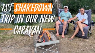 1st Shakedown Trip In Our New Caravan [upl. by Mailiw432]