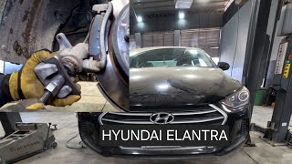 remplacement des plaquettes de frein arrière  hyundai elantra [upl. by Mcclees603]