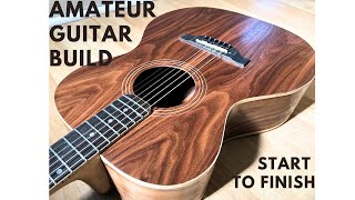 I built this acoustic guitar from scratch [upl. by Nylirad]