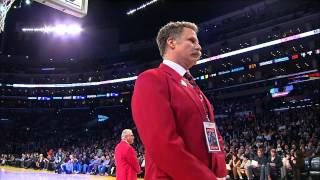 Will Ferrell a security guard at Staples Center [upl. by Adnamas]