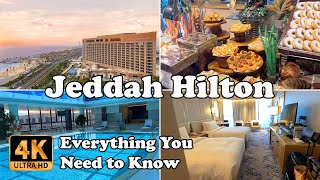 Jeddah Hilton Hotel Saudi Arabia incl Executive Lounge Everything You Need to Know in 4K [upl. by Skip]