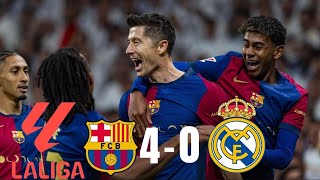 FC BARCELONA vs REAL MADRID  40  EL CLASICO  LALIGA MATCH HIGHLIGHTS  LM10 EDITZ [upl. by Ochs]