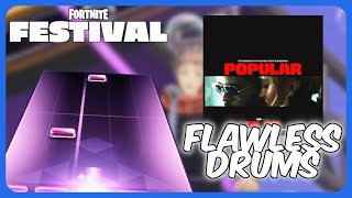 Fortnite Festival  Popular Expert Drums 100 Flawless [upl. by Kryska949]