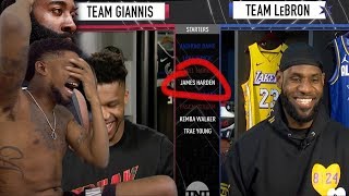 NOBODY WANTS HARDEN LMFAO 2020 NBA AllStar Draft  Team LeBron vs Team Giannis [upl. by Aufmann]