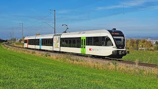 Thurbo RABe 526 762 als S14 nach Weinfelden bei Kreuzlingen Bernrain [upl. by Hilar]