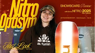 2025 NitroSnowboardsOfficial Optisym  Freestyle Snowboard Review [upl. by Sheryl772]