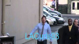 Ty Pennington arrives to do an Extreme Makeover at Jimmy Kimmel Live [upl. by Finnie261]