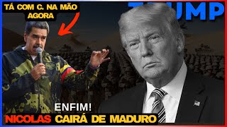 EXERCITO AMERICANO VAI INVADIR A VENEZUELA NICOLAS VAI CAIR DE MADURO COM TRUMP [upl. by Aisetra]