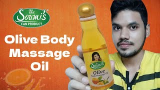 The Soumis Olive Body Massage Oil Review  Can Product  The way Of glamour [upl. by Adhern257]