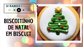 Biscoitinho de Natal em Biscuit  Si Ramos Biscuit [upl. by Berry]