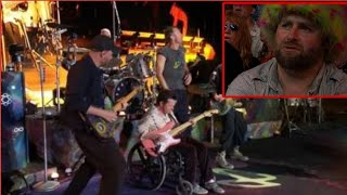 Michael J Fox brings Glastonbury Festival to TEARS with surprise performance with Coldplay [upl. by Onibas]