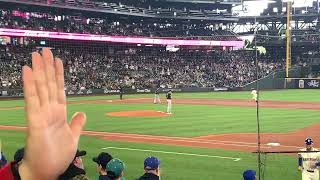 DBacks  Mariners Live Josh Rojas Leadoff HomeRun [upl. by Brottman]